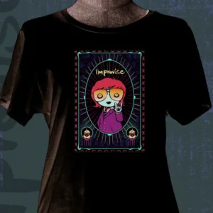 Bobby on Improvise cover T-shirt